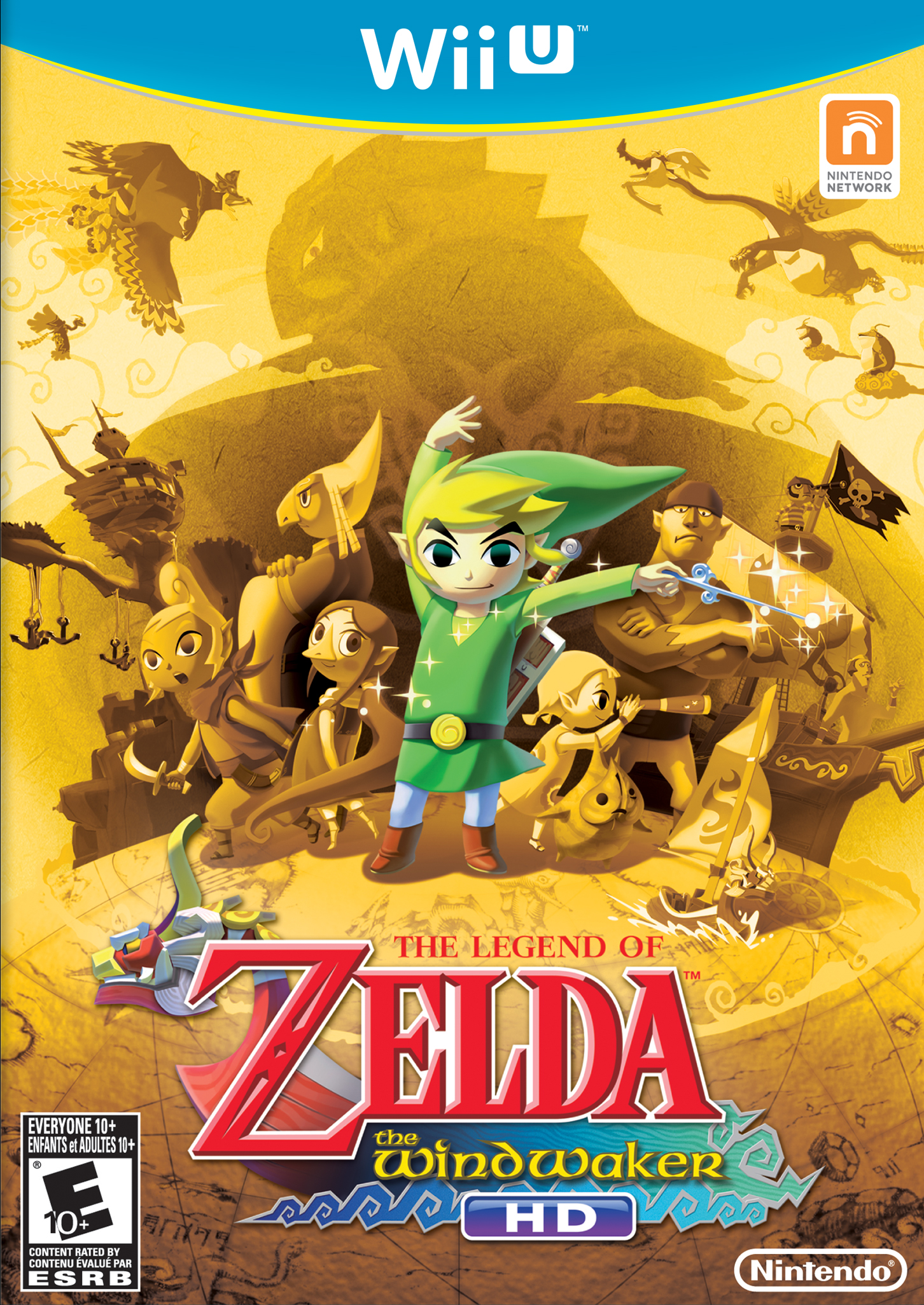 The Legend of Zelda: The Wind Waker HD (WIIU) Box Art & Cover