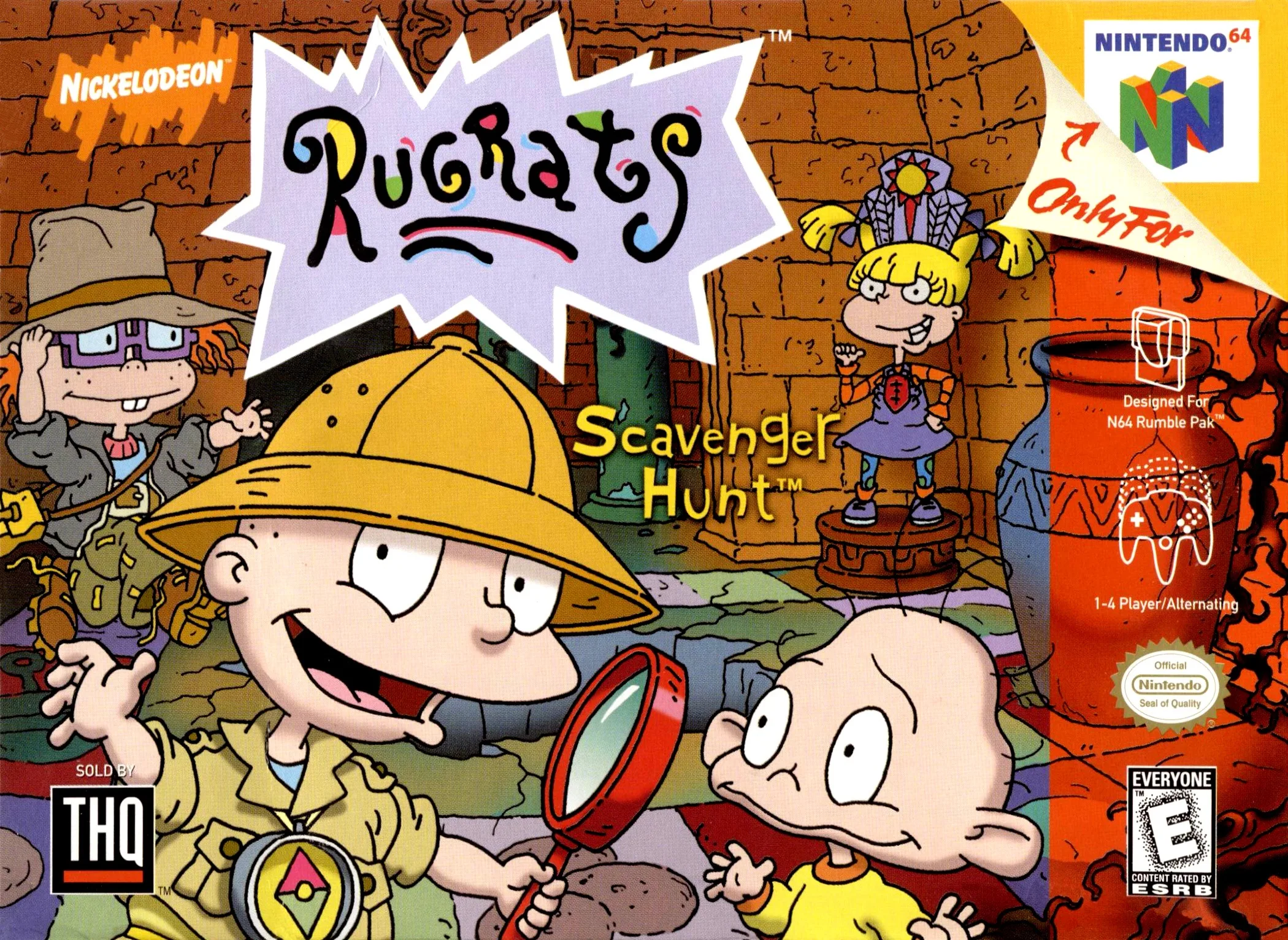 Tough Little Beasts - Treasure Adventure (N64) Box Art & Cover