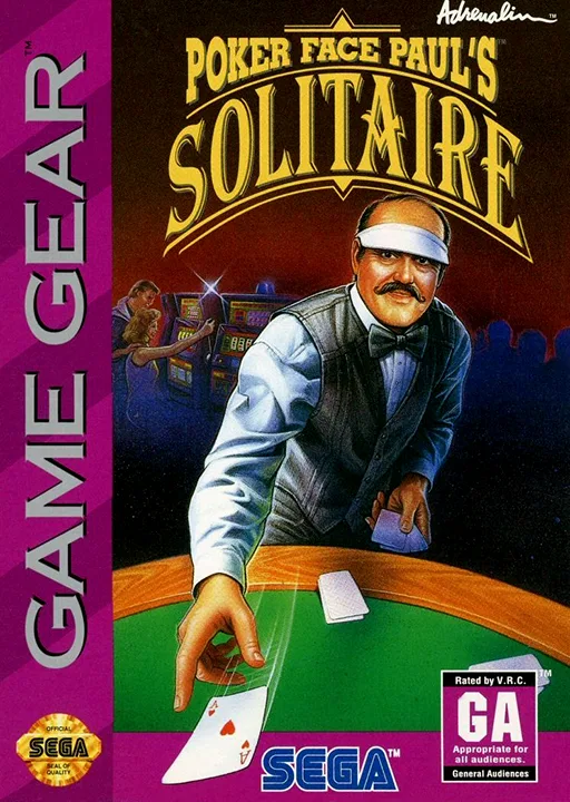 Poker Face Paul's Solitaire (GAME GEAR) Box Art & Cover