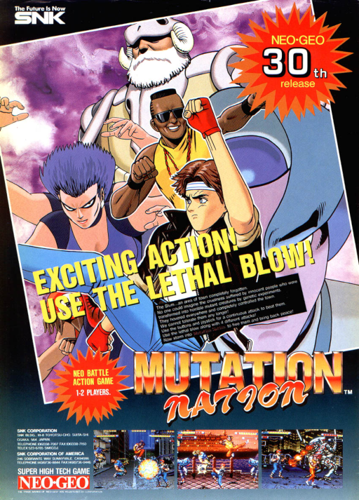 Mutation Nation (NGM-014 ~ NGH-014) (ARCADE) Box Art & Cover