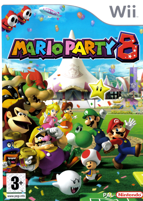 Mario Party 8 (WII) Box Art & Cover
