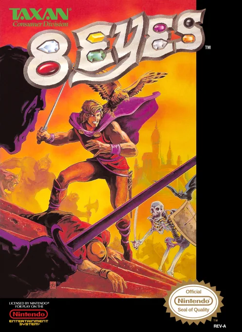 8 Eyes (NES) Box Art & Cover