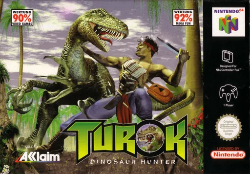 Dinosaur Hunter (N64) Box Art & Cover