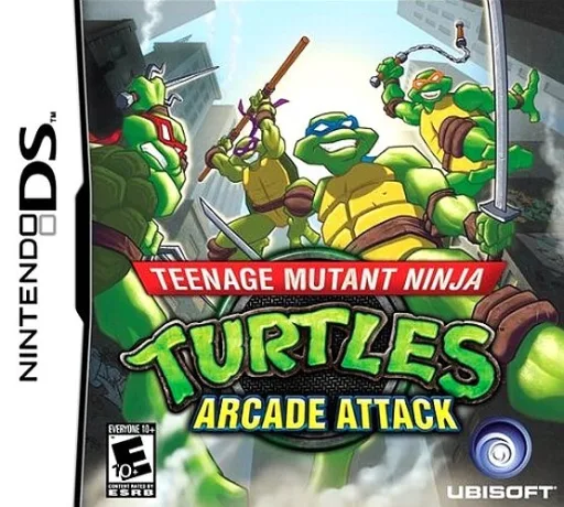 Teenage Mutant Ninja Turtles - Arcade Attack (DS) Box Art & Cover