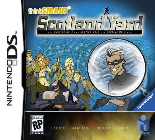 ThinkSmart Games - Scotland Yard - Hunting Mister X (DS) Box Art & Cover