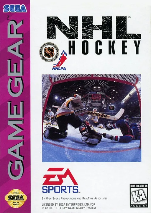NHLホッケー (GAME GEAR) Box Art & Cover