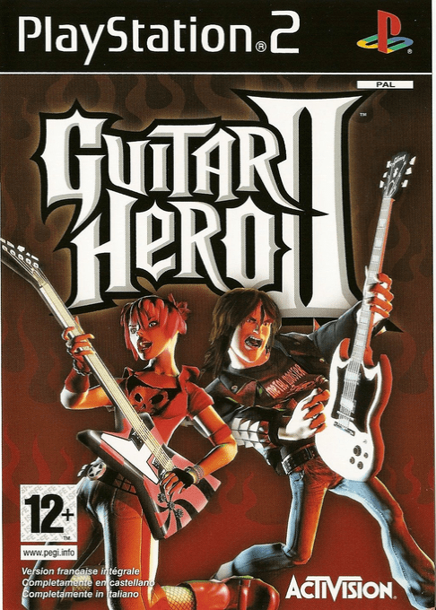 Guitar Hero II (PS2) Box Art & Cover