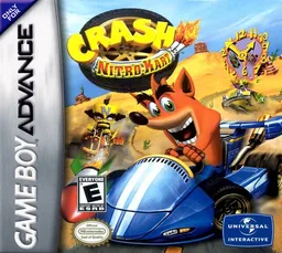 Crash Bandicoot - Bakusou! Nitro Cart (GBA) Box Art & Cover