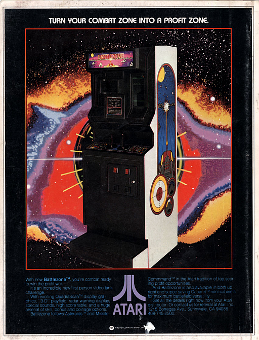 Battle Zone (rev 2) (ARCADE) Box Art & Cover