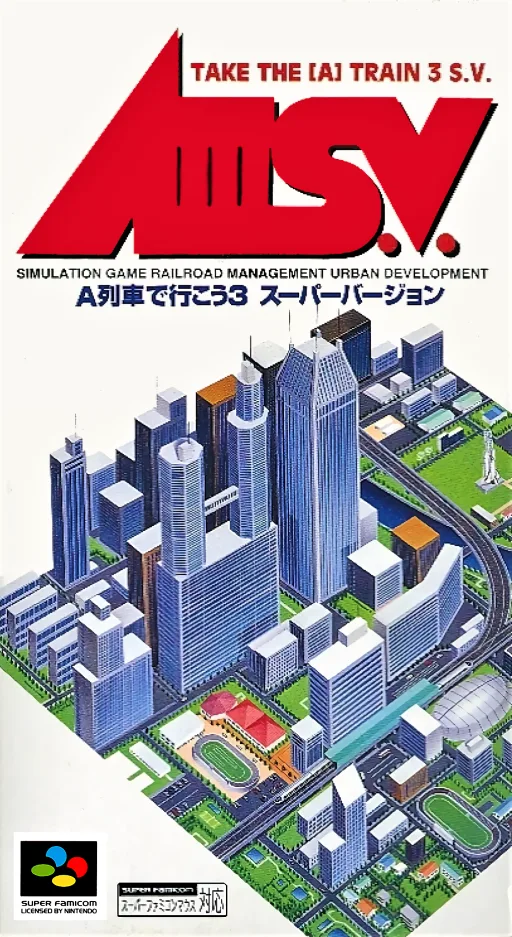 AIII S.V. - A Ressha de Ikou 3 - Super Version (SNES) Box Art & Cover