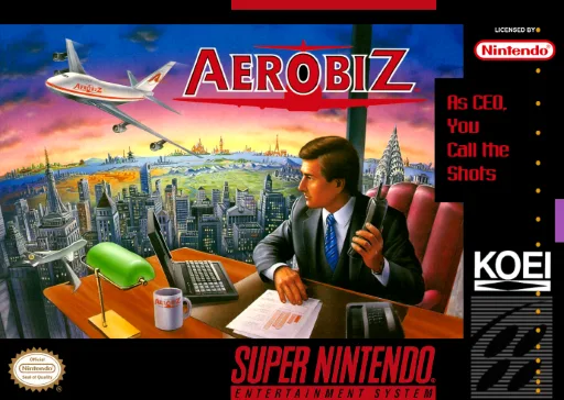 Aerobiz (SNES) Box Art & Cover