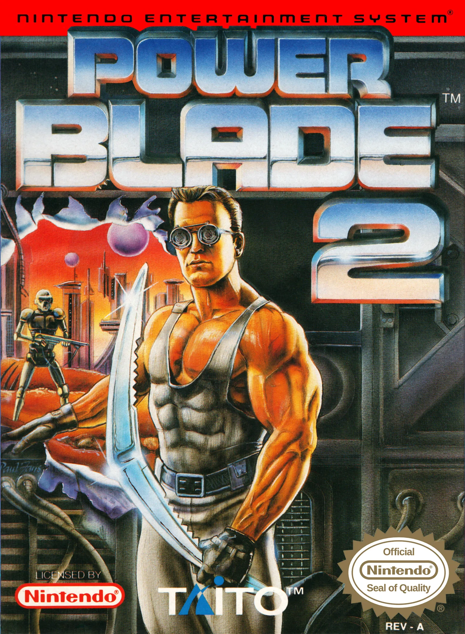 力量刀锋2 (NES) Box Art & Cover