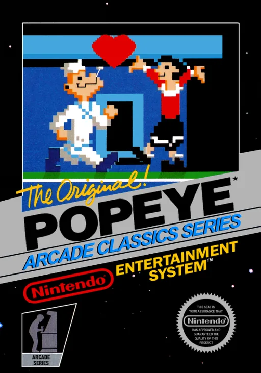 Popeye (NES) Box Art & Cover