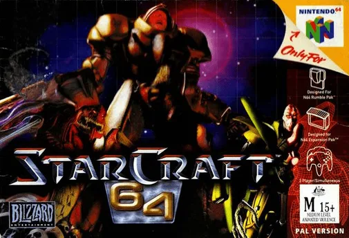 StarCraft 64 (N64) Box Art & Cover