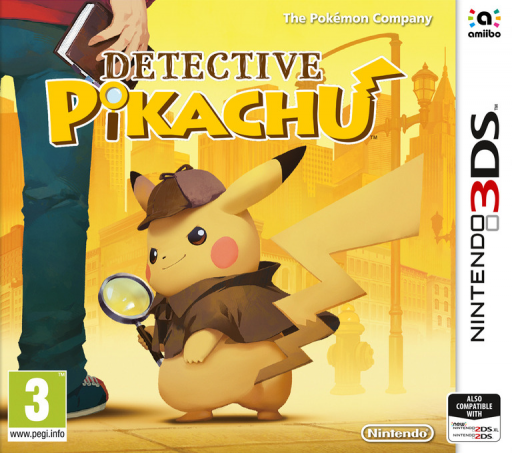 Detective Pikachu (3DS) Box Art & Cover