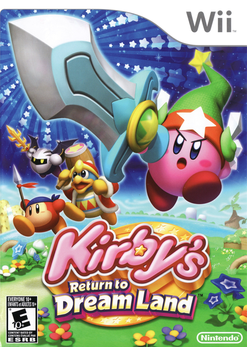 Kirby's Return To Dreamland (WII) Box Art & Cover