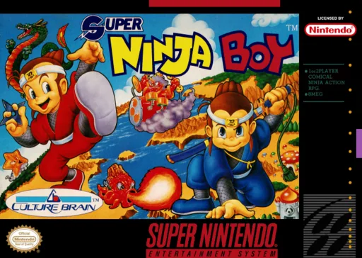 Super Ninja Boy (SNES) Box Art & Cover