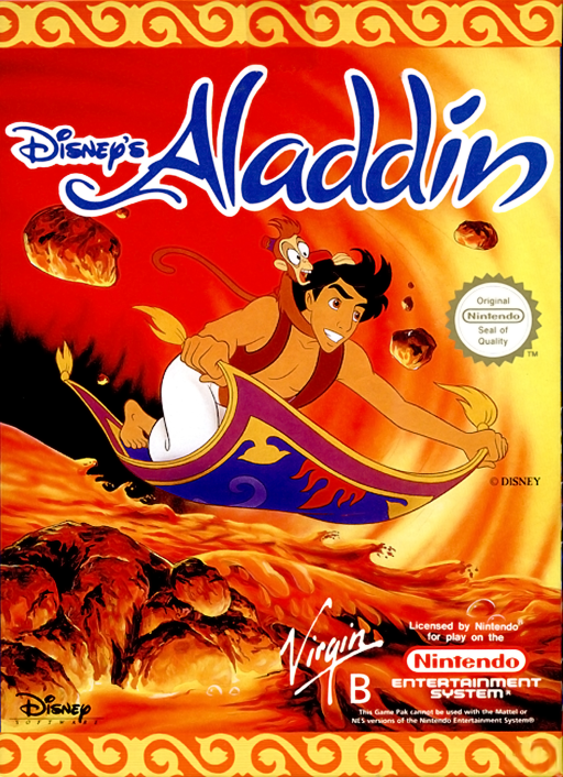 Aladdin (NES) Box Art & Cover