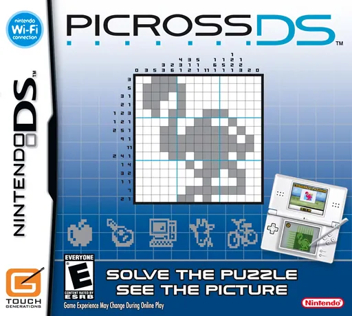 Picross DS (DS) Box Art & Cover