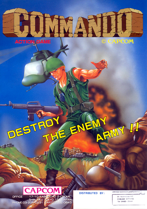 Commando (World) (ARCADE) Box Art & Cover
