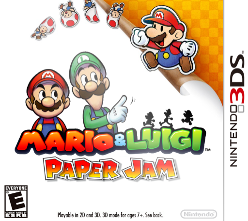 Mario & Luigi: Paper Jam (3DS) Box Art & Cover