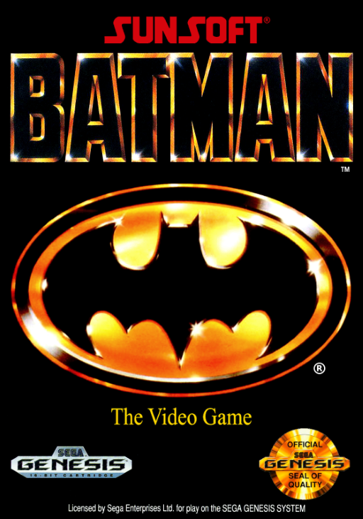 Batman: The Video Game (MD) Box Art & Cover