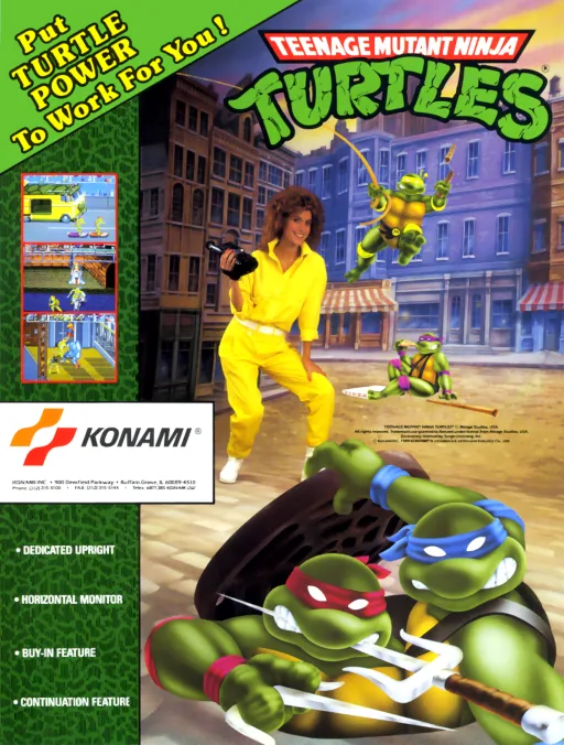 Tmnt (ARCADE) Box Art & Cover