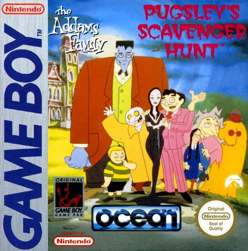 Addams Family, The - Pugsley's Scavenger Hunt (GB) Box Art & Cover
