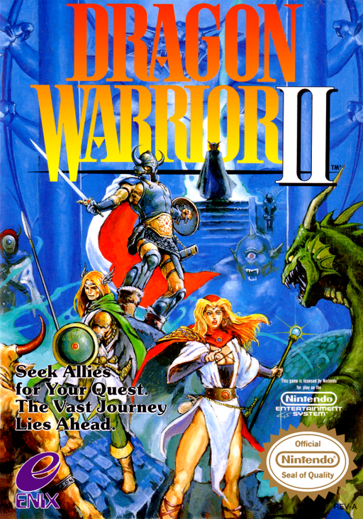 Dragon Warrior II (3DS) Box Art & Cover