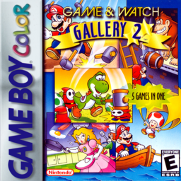 Game & Watch Gallery 2 (GBC) Box Art & Cover