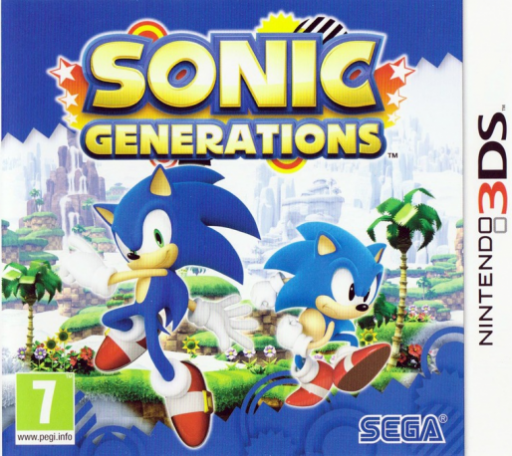 Sonic Generations (3DS) Box Art & Cover