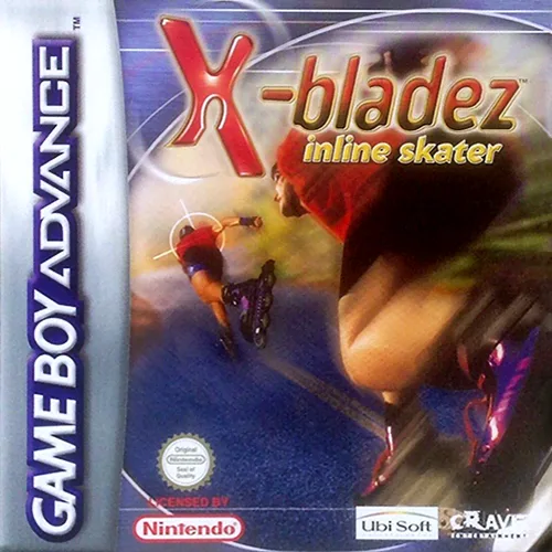 X-旋风直派轮溜冰板 X-Bladez - Inline Skater (GBA) Box Art & Cover