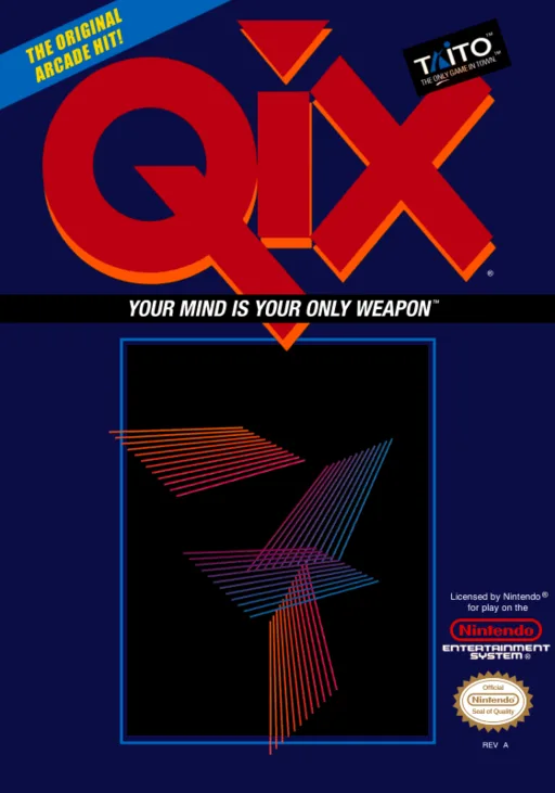 QIX (NES) Box Art & Cover
