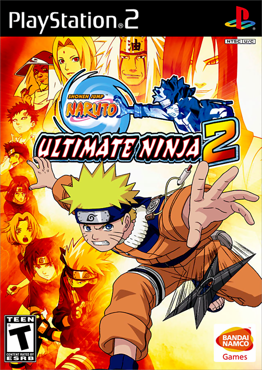 Naruto: Ultimate Ninja 2 (PS2) Box Art & Cover