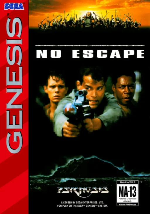 No Escape (MD) Box Art & Cover