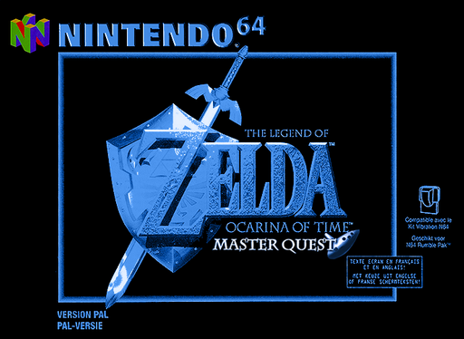 Legend Of Zelda, The - Ocarina Of Time - Master Quest (N64) Box Art & Cover