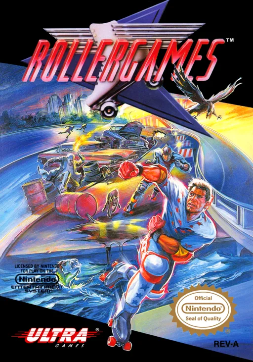 Rollergames (NES) Box Art & Cover