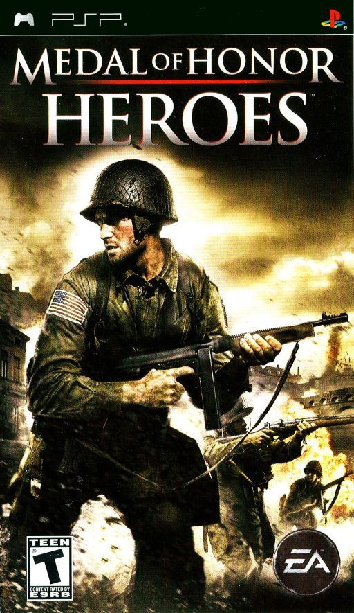 Medal of Honor: Heroes (PSP) Box Art & Cover