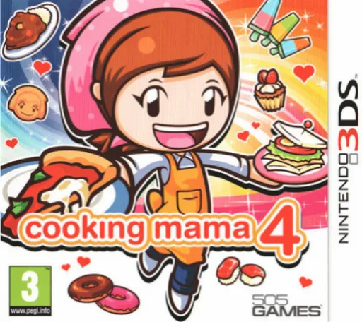 Cooking Mama 4 - Kitchen Magic (3DS) Box Art & Cover