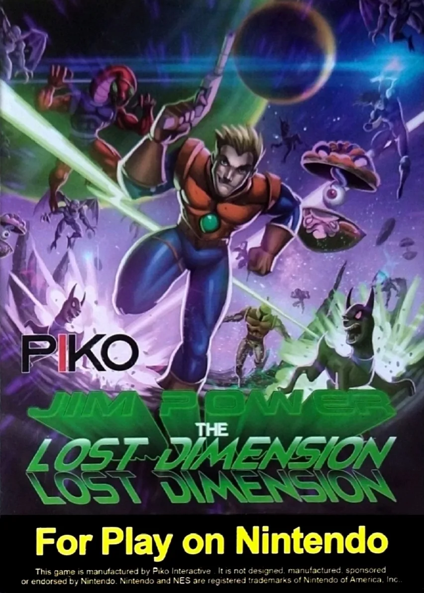 Jim Power - The Lost Dimension (NES) Box Art & Cover