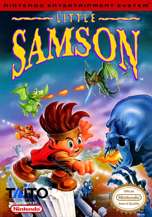 Little Samson (NES) Box Art & Cover
