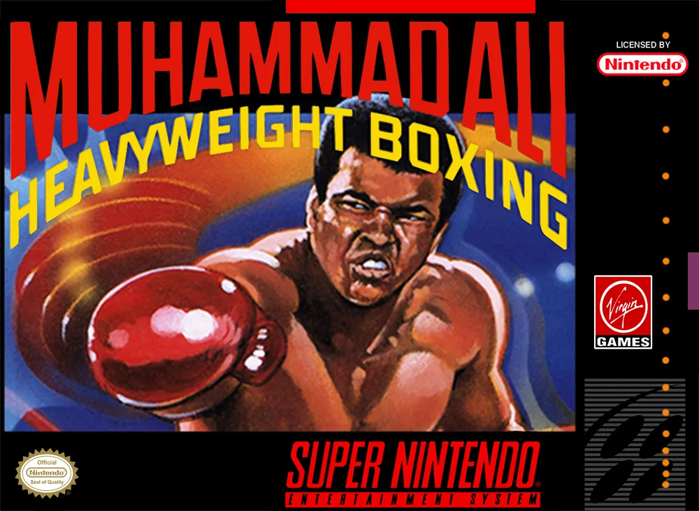 Muhammad Ali Heavyweight Boxing (SNES) Box Art & Cover
