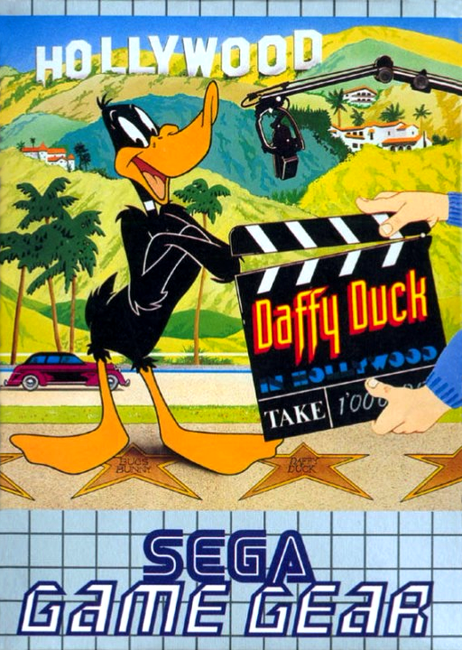 Daffy Duck In Hollywood [b1] (GAME GEAR) Box Art & Cover