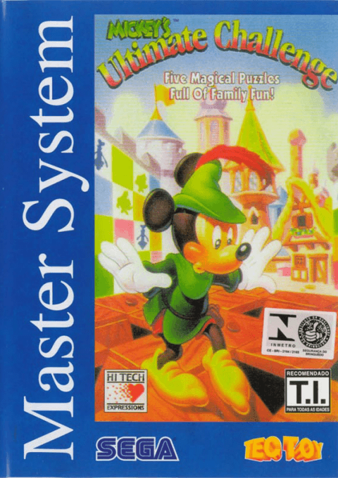 Mickey's Ultimate Challenge (SMS) Box Art & Cover