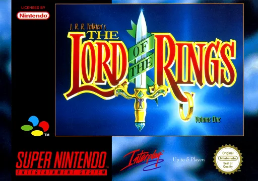 J.R.R. Tolkien's The Lord of the Rings - Volume One (SNES) Box Art & Cover