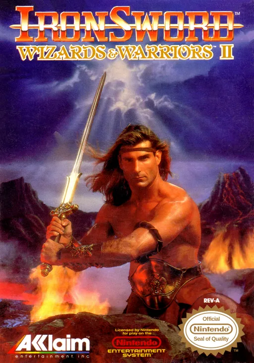 Ironsword - Wizards & Warriors II (NES) Box Art & Cover