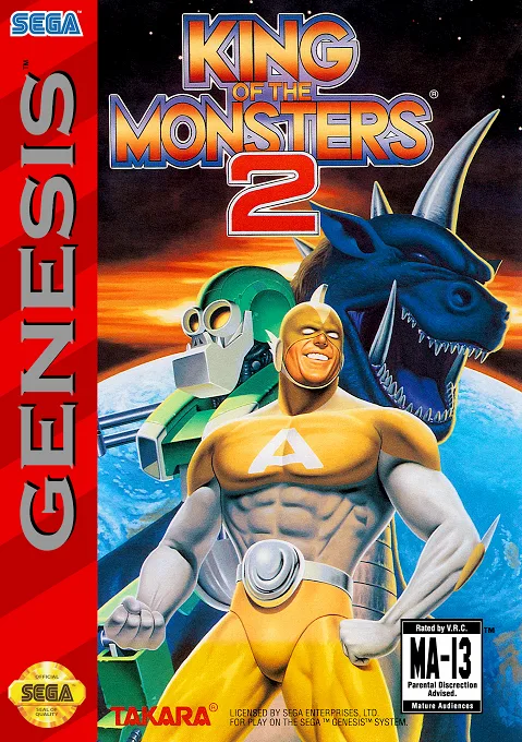 King of the Monsters 2 (MD) Box Art & Cover