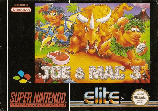 戦え原始人3 主人公はやっぱりジョー&マック (SNES) Box Art & Cover