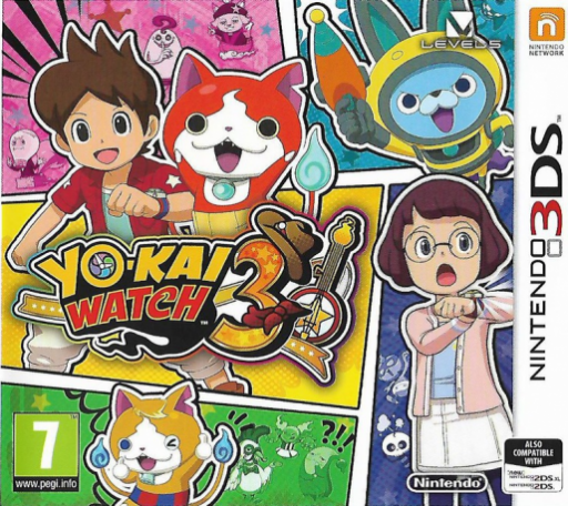 Yo-kai Watch 3 (3DS) Box Art & Cover