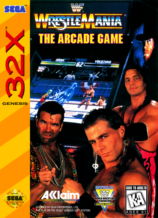 WWF - Wrestlemania Arcade (32X) Box Art & Cover